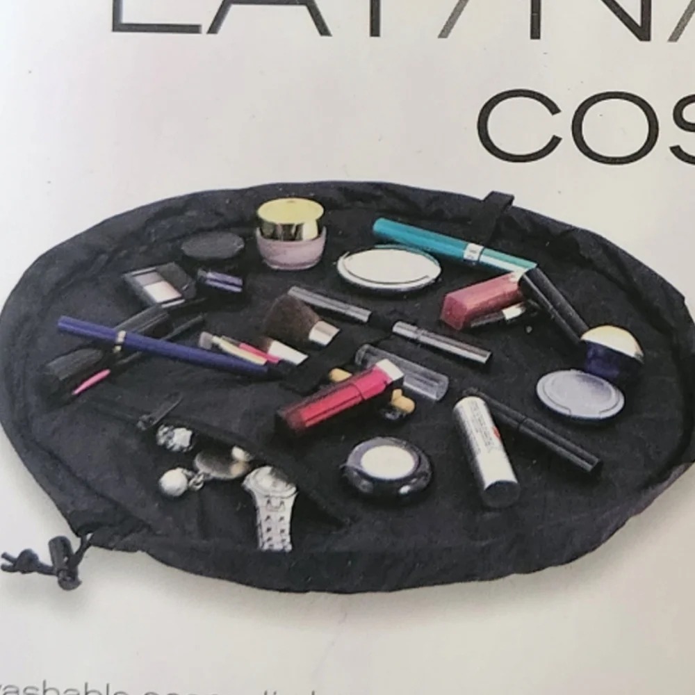 Lay N Go Cosmo Plus Black Ladybug Cosmetic Bag Caddy